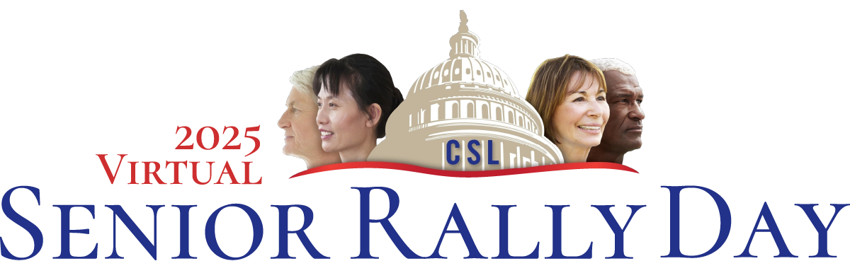 Logo of the 2025 Virtual Senior Rally Day: California - Senior - Legislature.