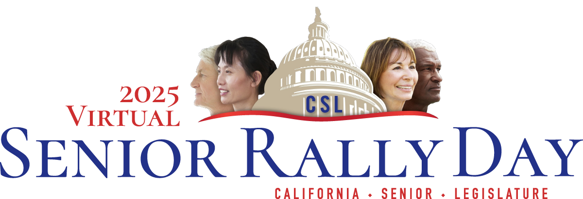 Logo of the CSL 2025 Senior Rally Day: California - Senior - Legislature.